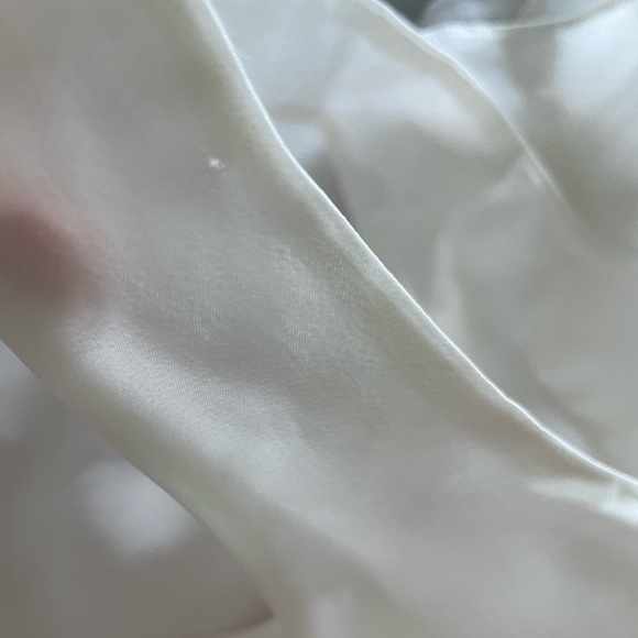 AYR silk scoop neck top blouse white size small - Picture 5 of 6